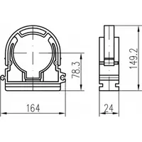 Příchytka D 110 + třmen, 3000 ks, 30 ks