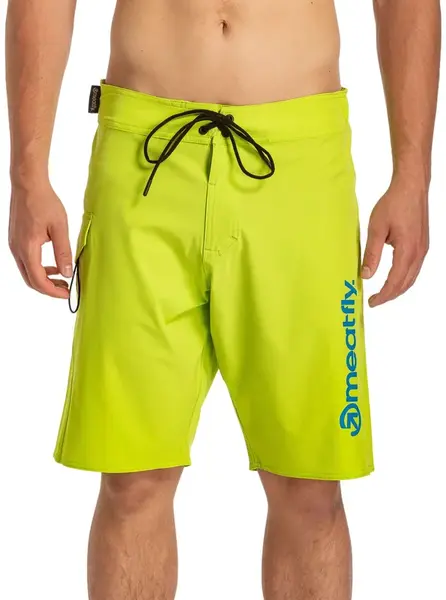 Meatfly pánské plavky Mitch Boardshorts 21" Lime | Zelená | Velikost M