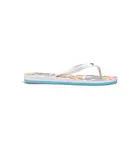Roxy dámské žabky Tahiti VII White/C Pink/Floral Print | Bílá | Velikost 8 US