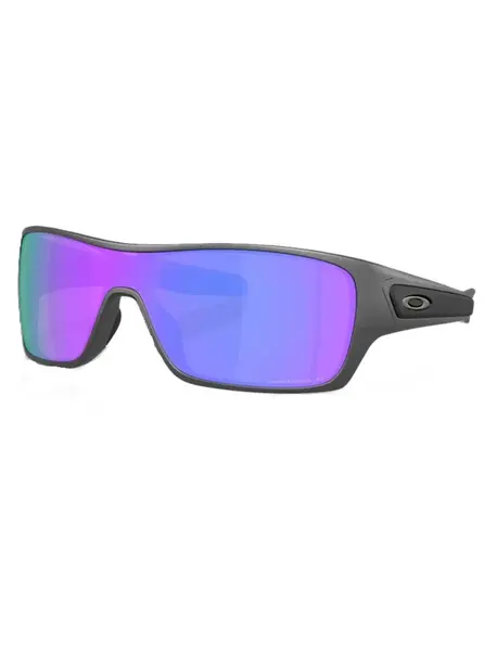 Oakley sluneční brýle Turbine Rotor Matte Steel / Prizm Violet Polarized Matte Steel | Šedá | Velikost One Size