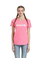 Meatfly dámské tričko Ladies MF Logo Neon Pink | Růžová | Velikost L