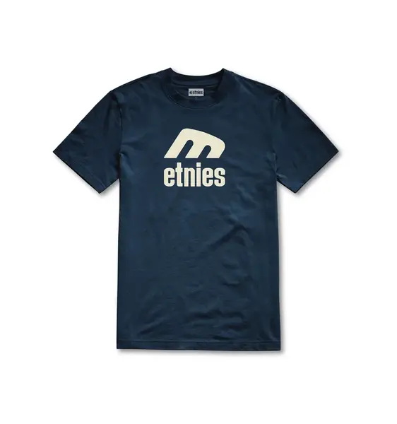 Etnies pánské triko Icon E Ss Tee Navy | Modrá | Velikost L
