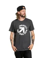 Meatfly pánské tričko Arrow Charcoal Heather | Šedá | Velikost S