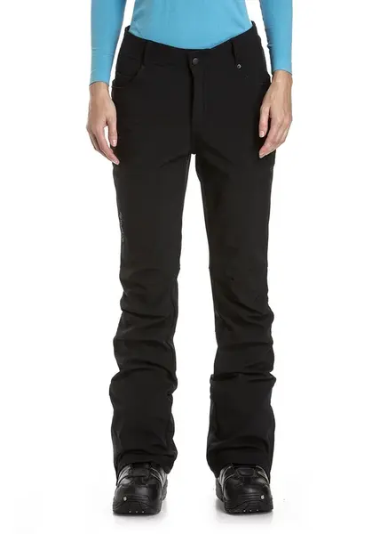 Meatfly softshellové kalhoty Tiny 4 Black | Černá | Velikost XS