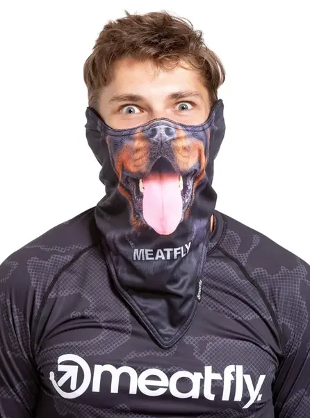 Maska meatfly frosty hnědá one size