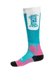 Snb & ski ponožky meatfly leeway tyrkysová m