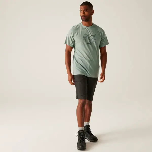 Pánské funkční merino tričko regatta escade světle zelená xl