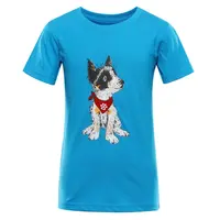 Dětské bavlněné triko alpine pro ecomo 3 modrá 104-110