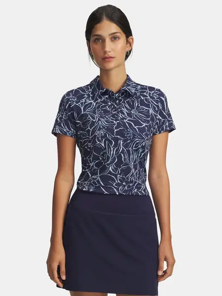 Dámské tričko Under Armour UA Playoff 3.0 Printed Polo-BLU - Dámské