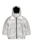 Karl Lagerfeld Zimná bunda  striebornosivá / čierna
