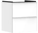 Hansgrohe Xelu Q - Umývadlová skrinka, 63x58x50 cm, 2 zásuvky, lesklá biela/matná biela 54023700