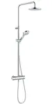 Kludi Dive - Sprchový set s termostatom, priemer 20 cm, 3 prúdy, chróm 6807905-00