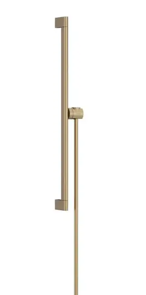 Hansgrohe Unica - Sprchová tyč 66 cm, so sprchovou hadicou, kefovaný bronz 24402140