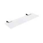 Nimco Kibo - Polička, dĺžka 40 cm, matné sklo/chróm Ki 14091B-40-26
