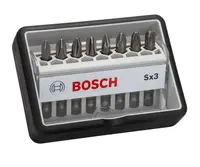 Bosch Príslušenstvo - 8-dielna súprava bitov PH/PZ, dĺžka 49 mm 2607002558