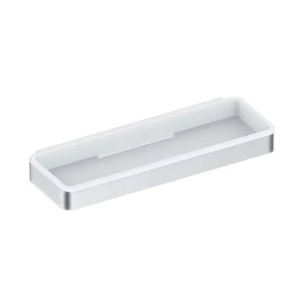 Keuco Plan - Polička, dĺžka 29 cm, nerezová/biela 14958070051