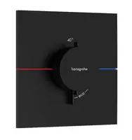 Hansgrohe ShowerSelect Comfort - Termostatická batéria pod omietku, matná čierna 15574670