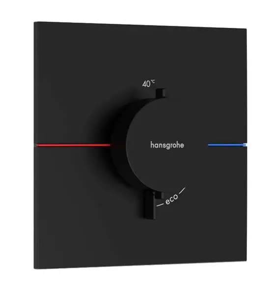 Hansgrohe ShowerSelect Comfort - Termostatická batéria pod omietku, matná čierna 15574670