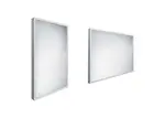 Nimco Zrcadla - Zrcadlo s LED osvětlením, 40x60 cm, hliník ZP 13000