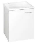 Aqualine Zoja - Umyvadlová skříňka 40x50x32 cm, 1 dvířka, bílá 51048A