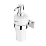 Nimco Keira - Dávkovač mydla keramický s držiakom, biela/chróm KE 22031KN-26