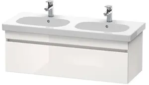 Duravit DuraStyle - Umývadlová skrinka 40x115x45 cm, 1 zásuvka, lesklá biela DS638602222