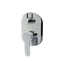 Mereo Zuna - Batéria pod omietku na 2 spotrebiče, s telesom, chróm CB60106ZB