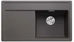 Blanco Zenar 45 - Silgranitový drez, 85x50 cm, s ovládaním odtoku, InFino, sivá skala 523813