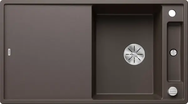 Blanco Axia III 5 - Silgranitový dřez, 92x51 cm, s příslušenstvím, InFino, kávová 523214
