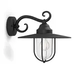 Philips myGarden - Venkovní nástěnné svítidlo 30x36 cm, E27, černá 915005308801