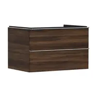 Hansgrohe Xelu Q - Umyvadlová skříňka, 50x78x55 cm, 2 zásuvky, tmavý ořech/chrom 54077000