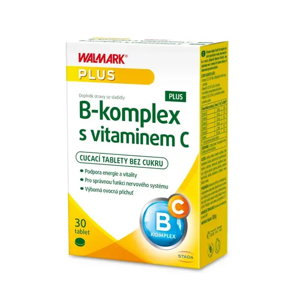 Walmark B komplex PLUS s vitaminem C 30 tablet