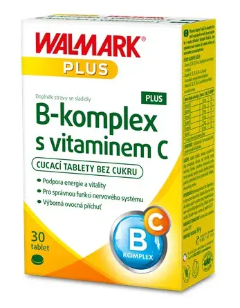 Walmark B-komplex Plus S Vitaminem C Tbl.30