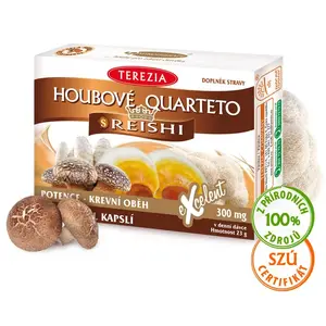 Terezia Houbové quarteto s reishi 60 kapslí
