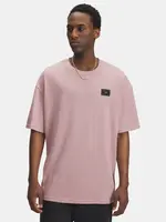 Pánské tričko Under Armour UA HWT WOVEN LABEL SS-PNK - Pánské