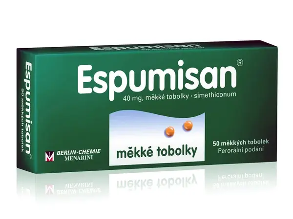 Espumisan 40mg 50 měkkých tobolek