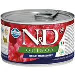 N&D Dog Quinoa Adult Weight Mnmg Lamb&brocolli Mini 140g