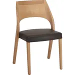 Voglauer ŽIDLE, barvy dubu, tmavě hnědá