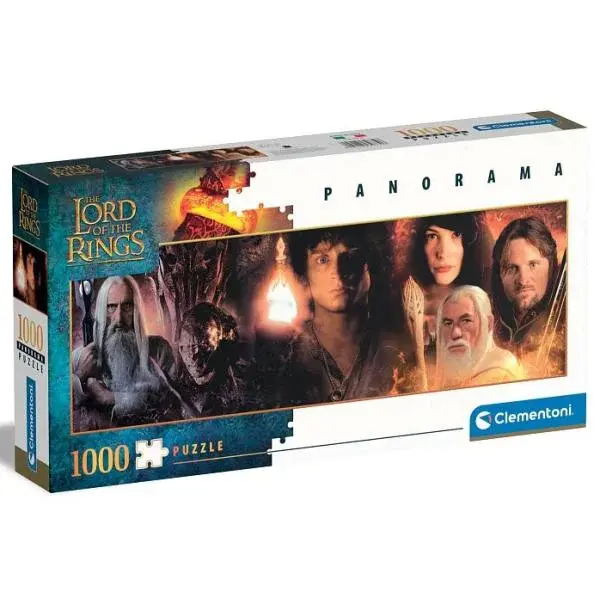 Puzzle 1000 dielikov panorama - The Lord of the Rings