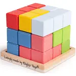Bigjigs Toys Drevená skladacia kocka