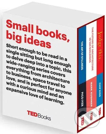TED Books (Box Set) (The Creative Mind) - Pico Iyer, Marc Kushner, Chip Kidd - kniha z kategorie Architektura