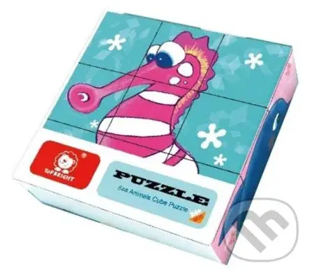 Obrázkové kostky: Mořská zvířata - puzzle z kategorie Maxi dílky