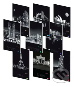 Školní sešit 544 - noční města