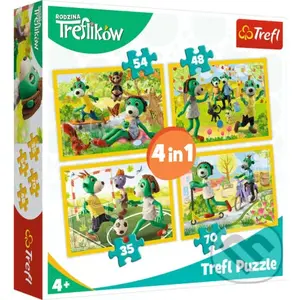 Treflíci: Společné chvíle 4v1 - puzzle z kategorie Maxi dílky