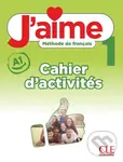 J'aime 1 cahier d'exercices niveau A1 - Cédric Vial