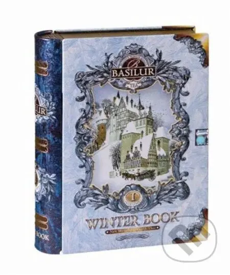 Basilur Kniha Blue (Čierny čaj s jasmínovými púčikmi, modrou malvou a praženými mandľami)