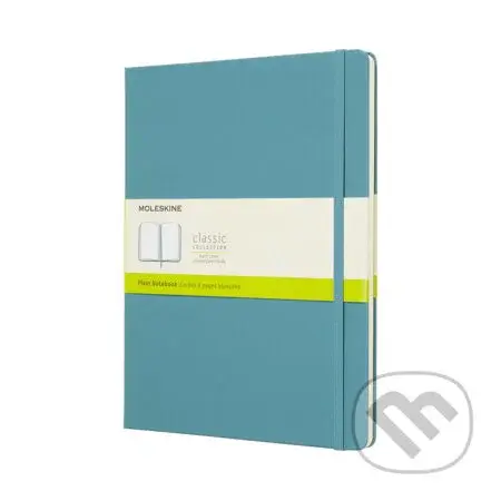 Moleskine - modrozelený zápisník (veľký, čistý)