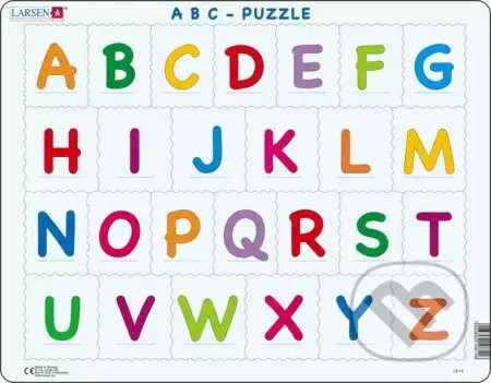 Abeceda - veľké písmená (LS1326) - puzzle z kategorie Maxi dílky