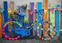 My Beautiful Colorful Bike - puzzle z kategorie Umělecké