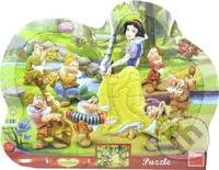 Snehulienka a sedem trpaslíkov - puzzle z kategorie Maxi dílky